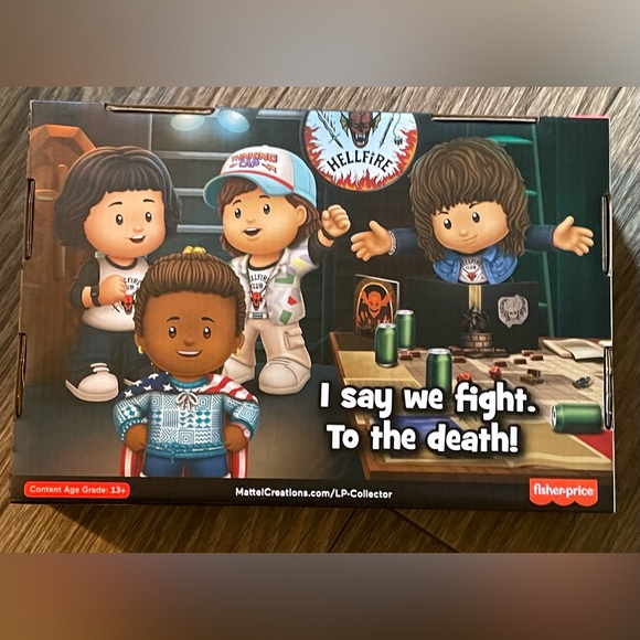 Fisher-Price Little People Collector Stranger Things Set- Hellfire Club FP TOYS - Picture 4 of 7